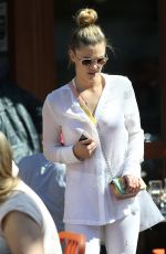 NINA AGDAL Out for Lunch in New York 04/26/2018