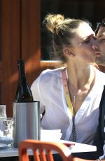 NINA AGDAL Out for Lunch in New York 04/26/2018