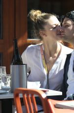 NINA AGDAL Out for Lunch in New York 04/26/2018