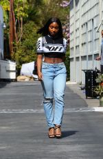 NORMANI KORDEI Leaves a Recording Studio in Los Angeles 04/08/2018