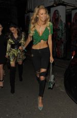 OLIVIA ATTWOOD at Libertine Nightclub in London 04/26/2018