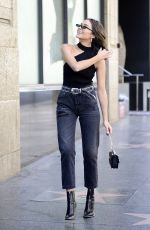 OLIVIA CULPO Out on Hollywood Walk of Fame in Los Angels 04/22/2018