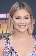 OLIVIA HOLT at Avengers: Infinity War Premiere in Los Angeles 04/23/2018