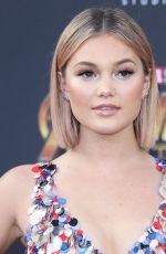 OLIVIA HOLT at Avengers: Infinity War Premiere in Los Angeles 04/23/2018