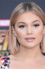 OLIVIA HOLT at Avengers: Infinity War Premiere in Los Angeles 04/23/2018