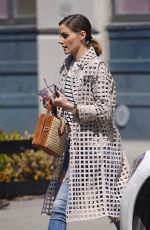 OLIVIA PALERMO Out and About in New York 04/14/2018