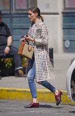 OLIVIA PALERMO Out and About in New York 04/14/2018