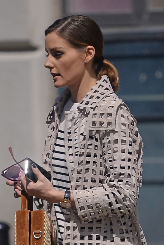 OLIVIA PALERMO Out and About in New York 04/14/2018