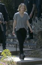 OLIVIA WILDE Leaves a Friends House in Los Angeles 04/04/2018