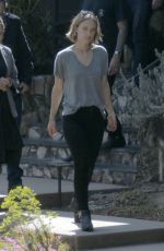 OLIVIA WILDE Leaves a Friends House in Los Angeles 04/04/2018