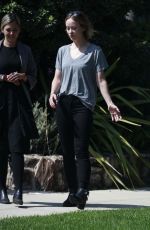 OLIVIA WILDE Leaves a Friends House in Los Angeles 04/04/2018