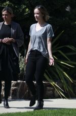 OLIVIA WILDE Leaves a Friends House in Los Angeles 04/04/2018