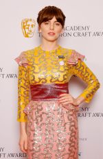 OPHELIA LOVIBOND at Bafta TV Craft Awards in London 04/22/2018