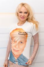 PAMELA ANDERSON at Good Morning Britain in London 04/17/2018