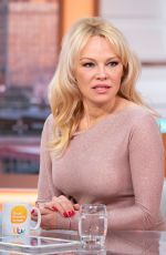 PAMELA ANDERSON at Good Morning Britain in London 04/17/2018