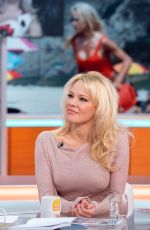 PAMELA ANDERSON at Good Morning Britain in London 04/17/2018