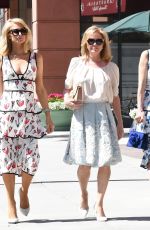 PARIS and NICKY HILTON with Mom Kathy Out in Beverly Hills 04/17/2018