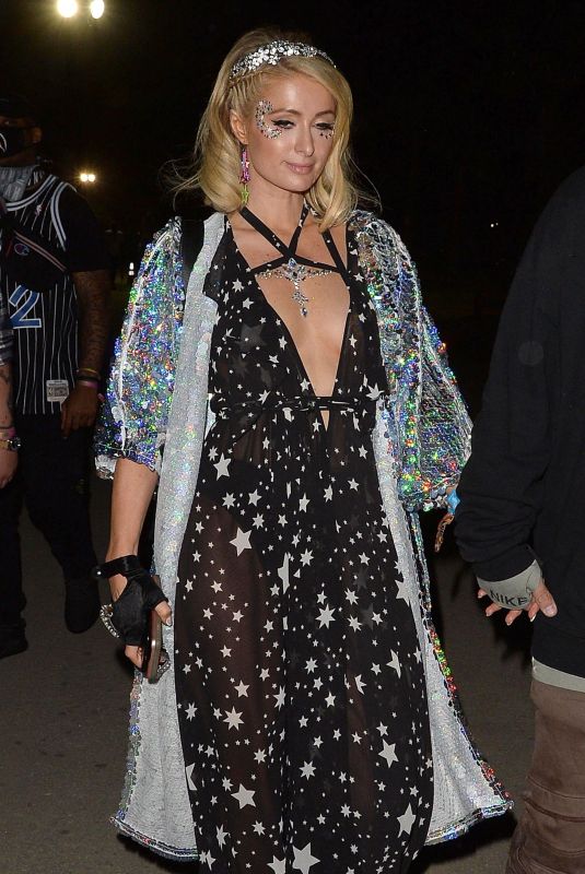 PARIS HILTON at Neon Carnival at Coachella Festival 04/15/2018