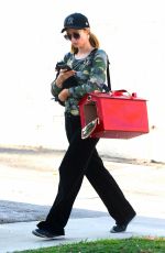 PARIS HILTON Leaves a Nail Salon in Los Angeles 04/03/2018