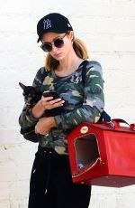 PARIS HILTON Leaves a Nail Salon in Los Angeles 04/03/2018