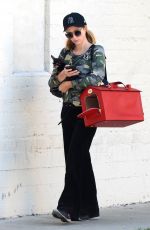 PARIS HILTON Leaves a Nail Salon in Los Angeles 04/03/2018