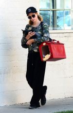 PARIS HILTON Leaves a Nail Salon in Los Angeles 04/03/2018