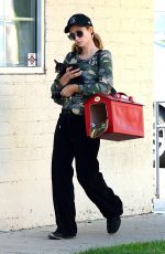 PARIS HILTON Leaves a Nail Salon in Los Angeles 04/03/2018