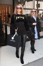 PARIS HILTON Shopping at Chanel Store in Beverly Hills 04/05/2018