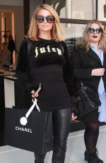 PARIS HILTON Shopping at Chanel Store in Beverly Hills 04/05/2018