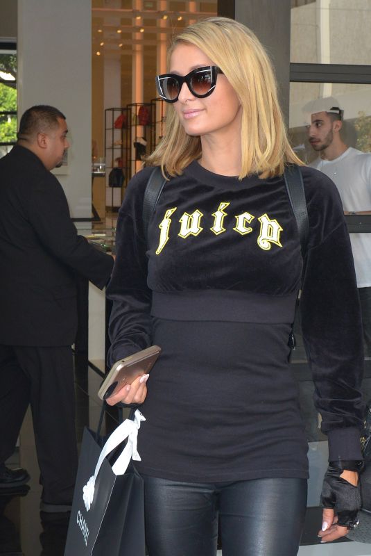 PARIS HILTON Shopping at Chanel Store in Beverly Hills 04/07/2018