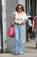 PARIS JACKSON in Flared Jeans Out in Los Angeles 04/06/2018