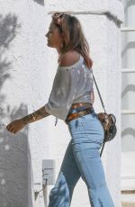 PARIS JACKSON in Flared Jeans Out in Los Angeles 04/06/2018