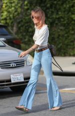 PARIS JACKSON in Flared Jeans Out in Los Angeles 04/06/2018