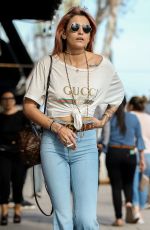 PARIS JACKSON in Flared Jeans Out in Los Angeles 04/06/2018