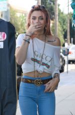PARIS JACKSON in Flared Jeans Out in Los Angeles 04/06/2018