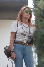 PARIS JACKSON in Flared Jeans Out in Los Angeles 04/06/2018