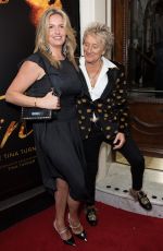 PENNY LANCASTER and Rod Stewart at Tina: The Tina Turner Musical in London 04/17/2018