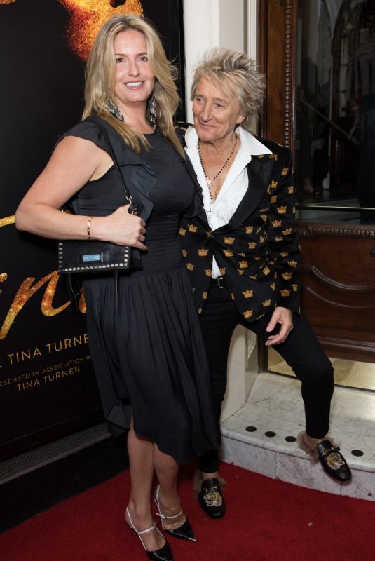 PENNY LANCASTER and Rod Stewart at Tina: The Tina Turner Musical in London 04/17/2018