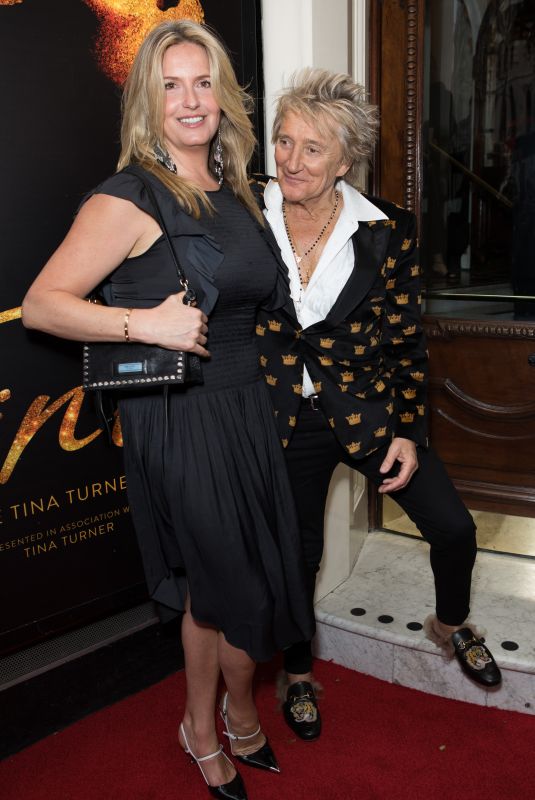 PENNY LANCASTER and Rod Stewart at Tina: The Tina Turner Musical in London 04/17/2018