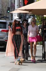 PHOEBE PRICE and ANGELIQUE FRENCHY MORGAN Out in Los Angeles 04/03/2018