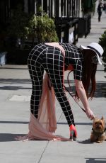 PHOEBE PRICE and ANGELIQUE FRENCHY MORGAN Out in Los Angeles 04/03/2018