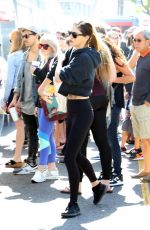 PHOEBE TONKIN Shooping at Farmers Market in Studio City 04/08/2018