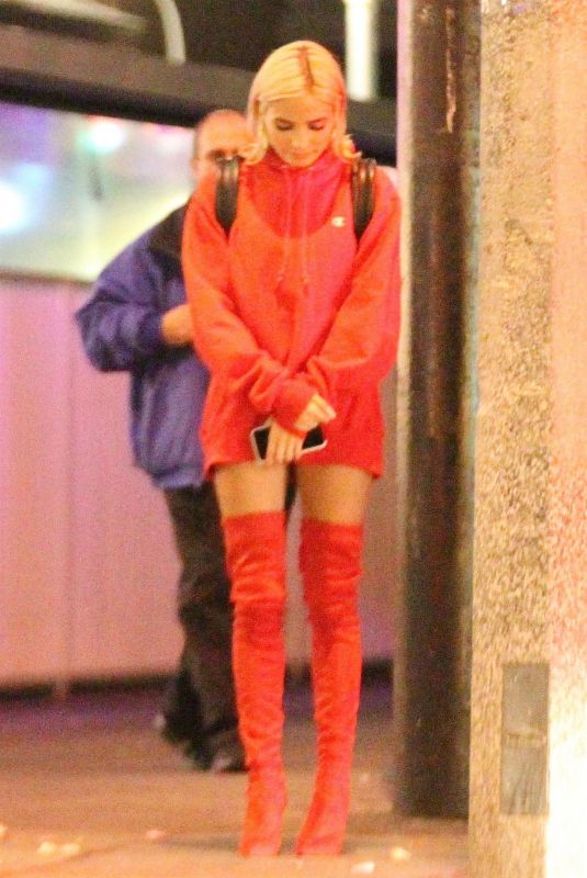 PIA MIA PEREZ Night Out in Los Angeles 04/17/2018