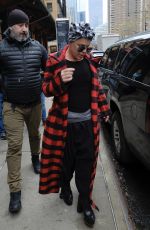 PINK Leaves Her Hotel in New York 04/04/2018