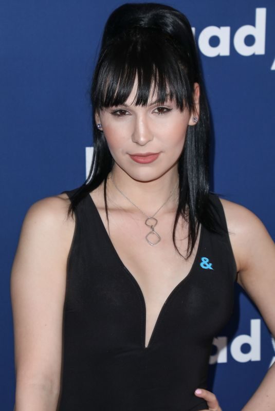 PLASTIC MARTYR at Glaad Media Awards 2018 in Beverly Hills 04/18/2018