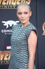 POM KLEMENTIEFF at Avengers: Infinity War Premiere in Los Angeles 04/23/2018