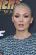 POM KLEMENTIEFF at Avengers: Infinity War Premiere in Los Angeles 04/23/2018