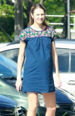 Pregnant CANDICE SWANEPOEL Out for Lunch in Espirito Santo 04/23/2018