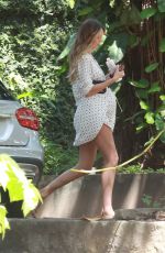 Pregnant CANDICE SWANEPOEL Out in Vitoria 04/22/2018