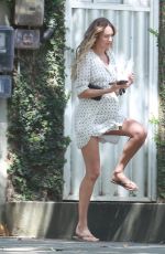 Pregnant CANDICE SWANEPOEL Out in Vitoria 04/22/2018